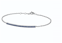 Pulsera Donna Oro Mujer in Oro blanco Zaffiro BROR-8-253 TENNIS